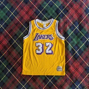 Unisex Hardwood Classics Magic Johnson LA Lakers Jersey - M